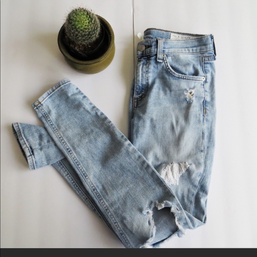 Rag and Bone distressed jeans